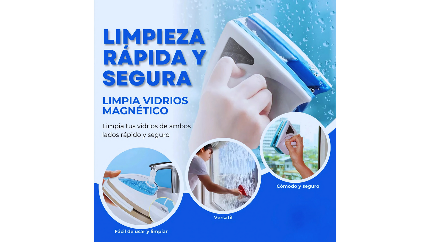 Limpia Vidrios Magnético