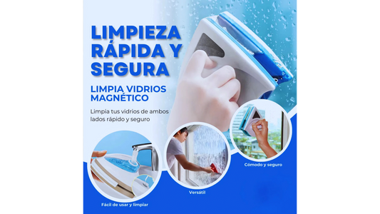 Limpia Vidrios Magnético